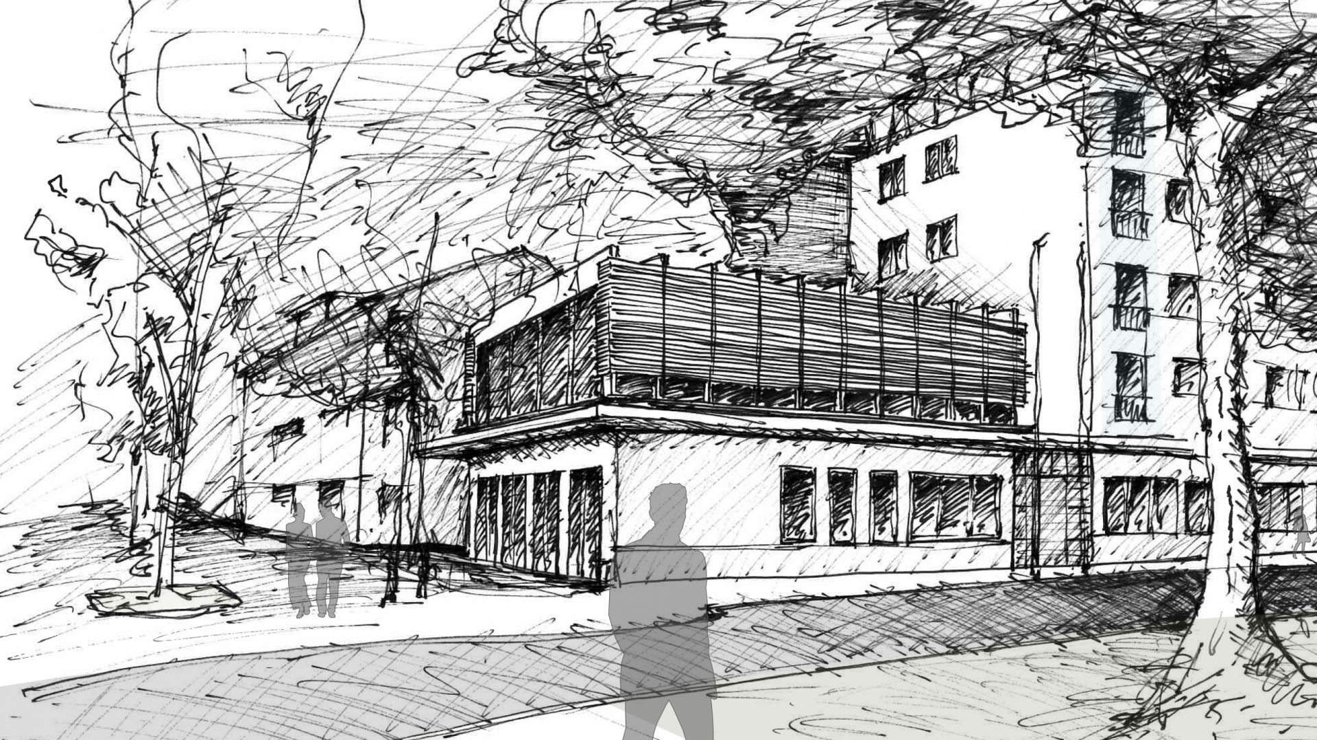 Aufstockung Landesgeschäftsstelle Architektenkammer RLP, Mainz Wettbewerb 2020 (SLIDE 3)